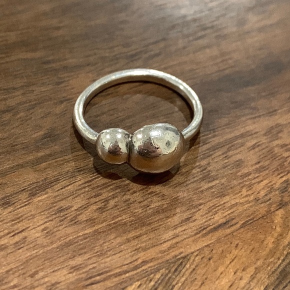 Pandora Silver Bubble Ring - Picture 1 of 3